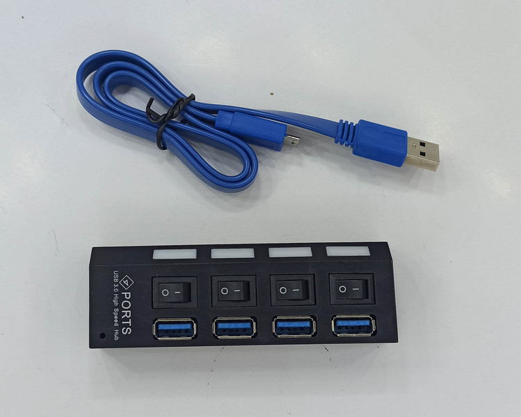 هاب 4 پورت USB 3.0 پورتز مدل HI-SPEED