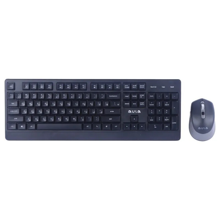 کیبورد موس بی سیم آئولا مدل AULA wireless combo AC203