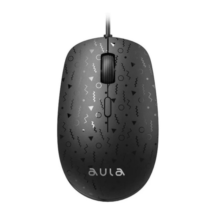 ماوس باسیم آئولا مدل AM106، دارای 3 کلید، رابط USB، دقت 1200 DPI